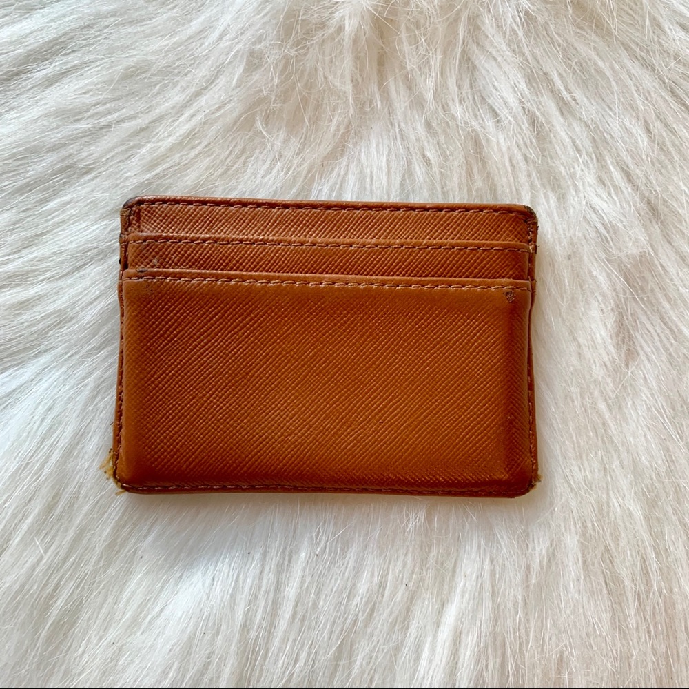 💕 Tory Burch Robinson Leather Card Case - Picture 2 of 5